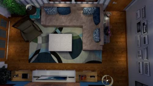 Projeto Home Theater - Casa em Itaipava - Vista superior