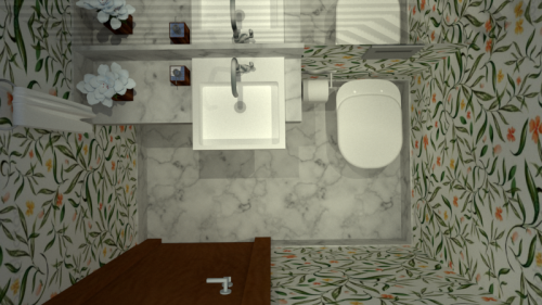 Projeto Lavabo - Vista Superior